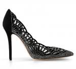 Stiletto con diamantes artificiales de Giorgio Armani